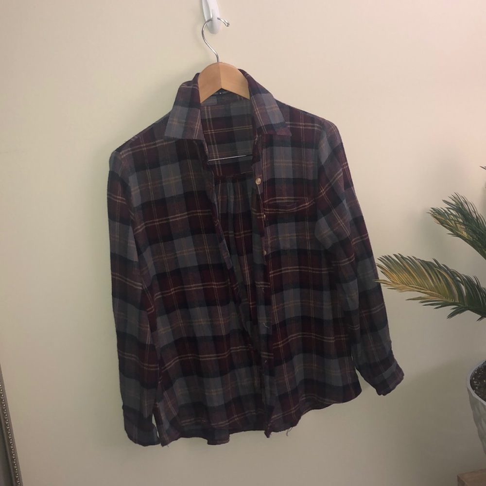 Brandy Melville Plaid Shirt